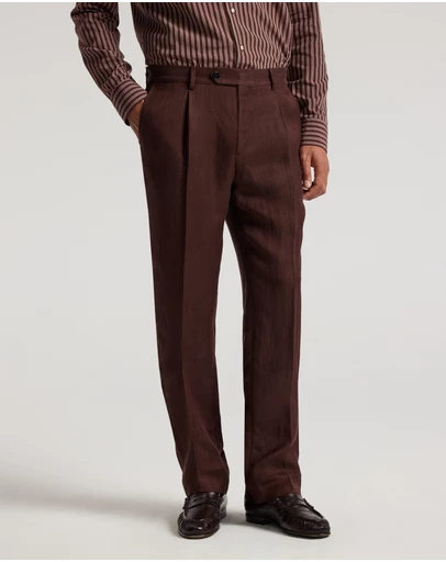 Calibre - Twill Linen Blend Suit Pants Bourbon