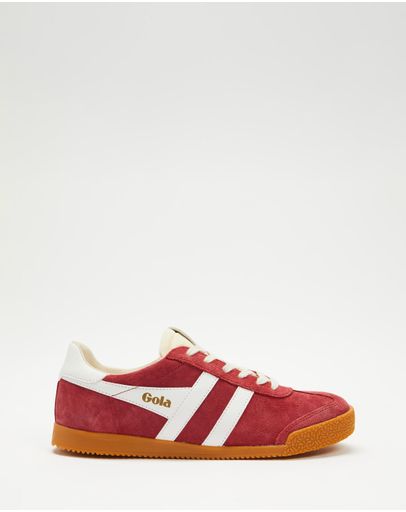 Deep Red & White