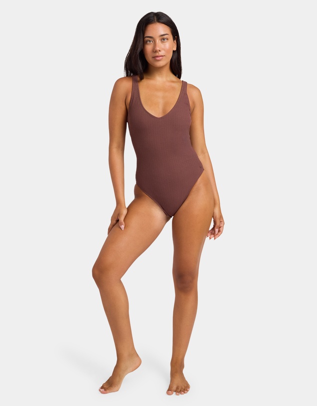 Roxy - Womens Roxy Love V Neck One Piece Swimsuit