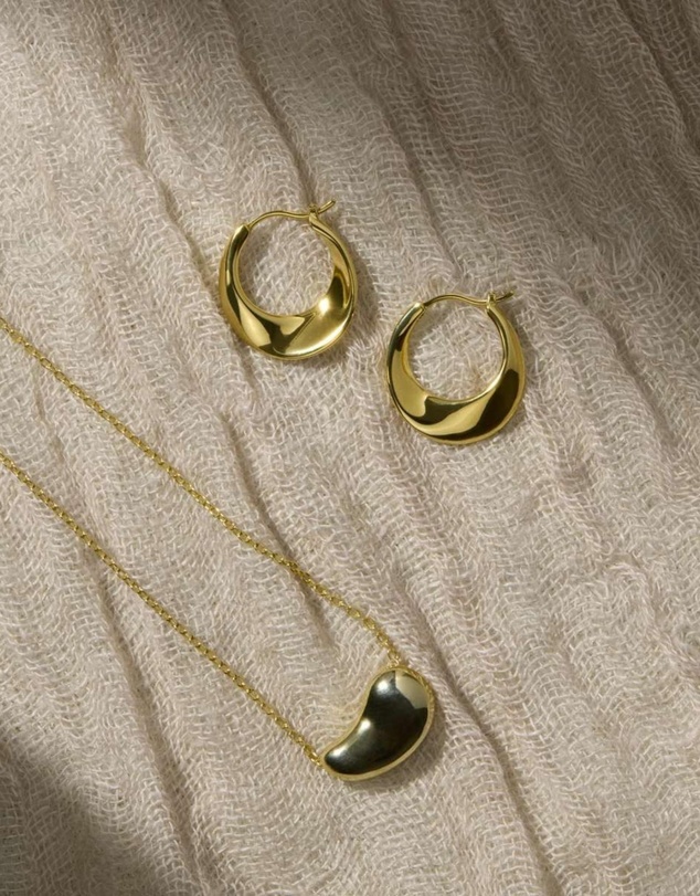 Najo - Rise Yellow Gold Earring
