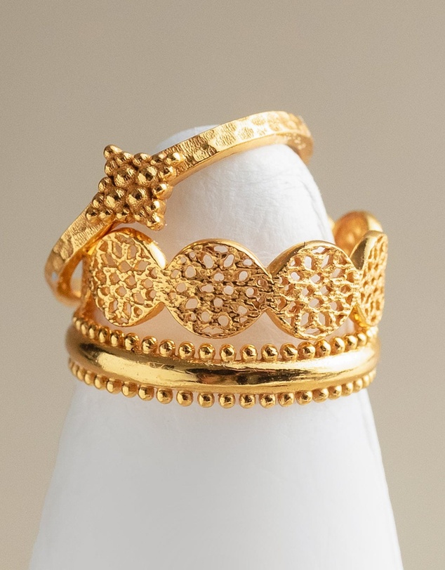 Meshca - Honeycomb Ring