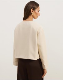 Atmos&Here - Sorelle Cropped Tailored Jacket