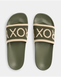 Roxy - Womens Slippy Knit Slides