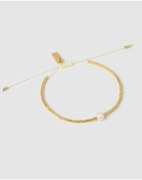 Arms Of Eve - River Gold and Pearl Bracelet
