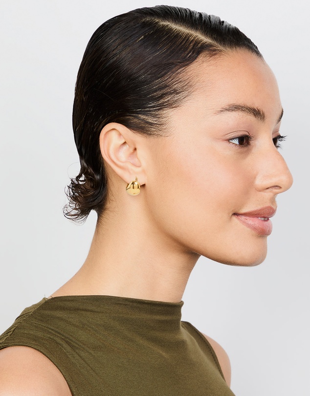 Lovisa - Waterproof Gold Plated Stainless Steel Bubble Hoop Earrings