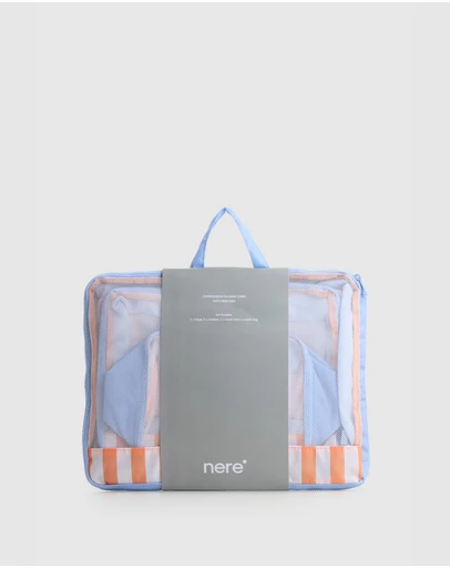 Nere - Stripe Compression Packing Cubes