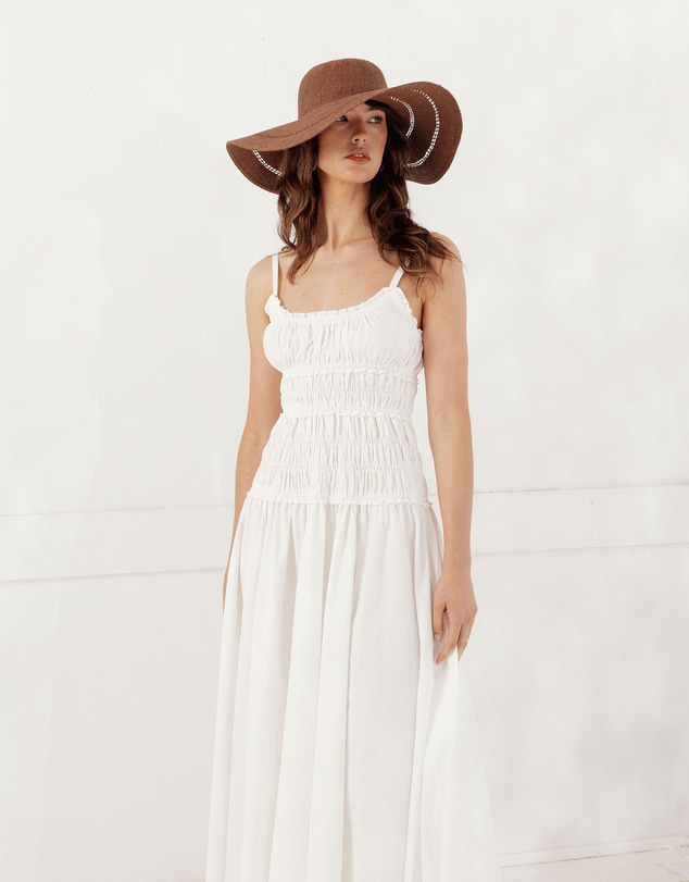 Morgan & Taylor - Blaise Woven Straw Sun Hat in Brown