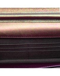 Pre-Loved by Azura Reborn - Pre-Loved CC Quilted Iridescent Lambskin Wallet on Chain
