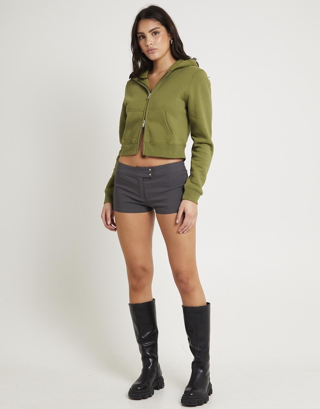 Insight - Nalo Cropped Fleece Hoodie