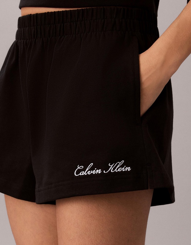 Calvin Klein - Logo Cotton Jersey Heavy Jersey Shorts