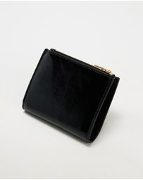 Calvin Klein - Foil Logo Glossy Double Zip Cardcase