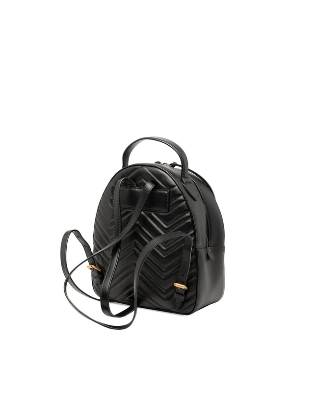 Pre-Loved by Azura Reborn - Pre-Loved Small GG Marmont Matelasse Leather Animalier Backpack