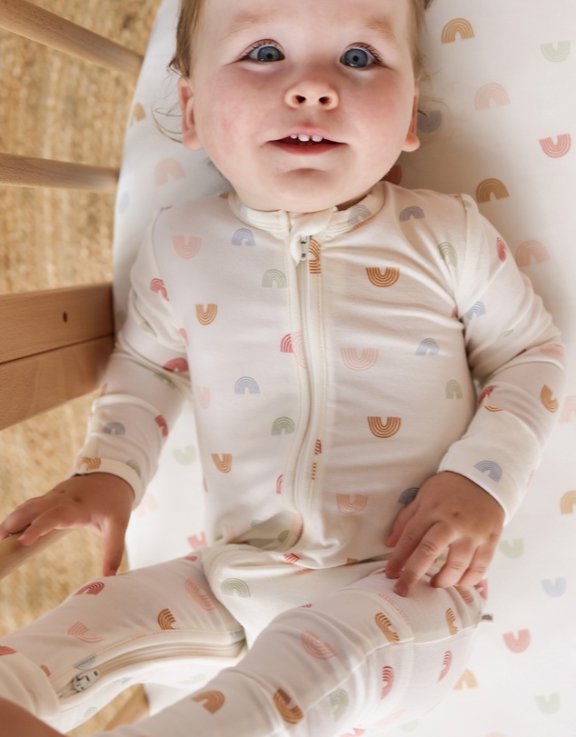 Kynd Baby - Day or Night Onesie in Over The Rainbow
