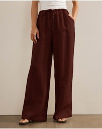 AERE - Marleigh Linen Relaxed Pants
