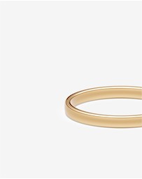 Michael Hill - 2mm Lite Half Round Wedding Band in 10kt Yellow Gold