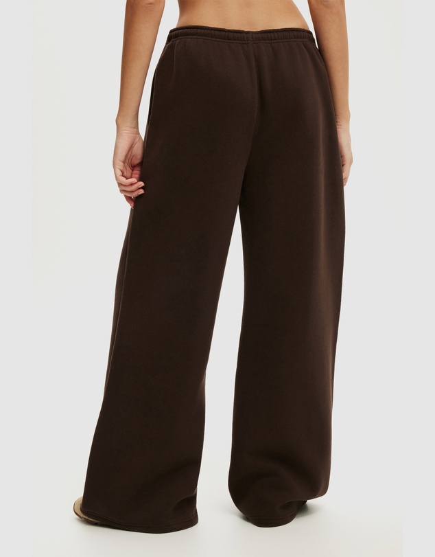 Cotton On Body Active - Plush Tie Waist Wide Leg Sweatpants