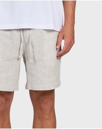 Academy Brand - Stripe Riviera Linen Short