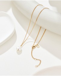 Mestige - Baroque Serene Necklace - 18K Gold Plated