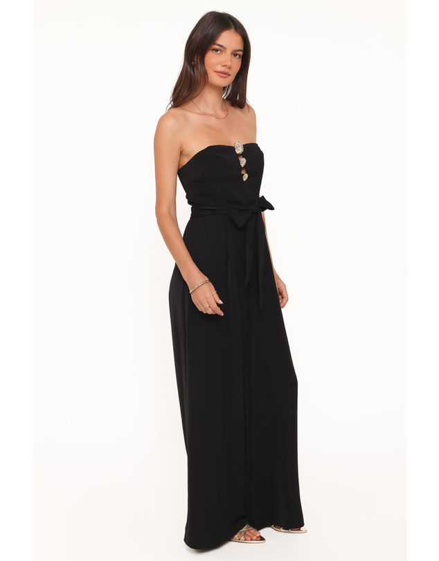 Petal & Pup - Rois Strapless Jumpsuit - Black