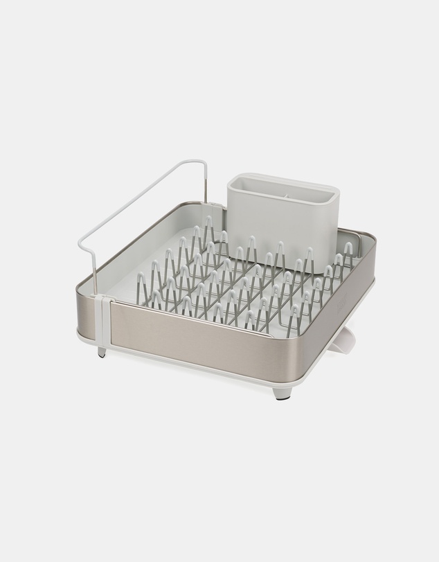 Joseph Joseph - Extend™ Steel Expandable Dish Rack with Draining Spout (Stone)