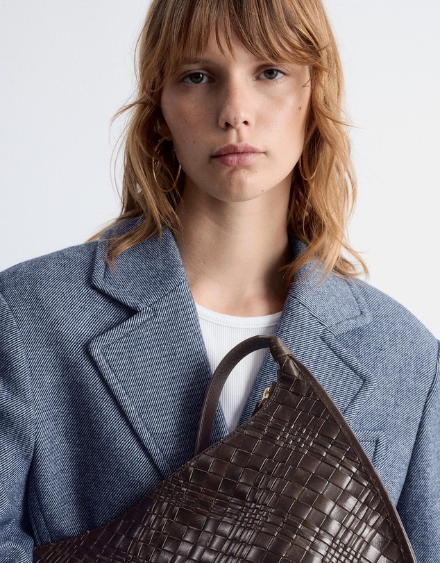 & Other Stories - Interwoven Leather Tote Bag