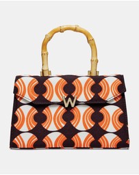 Wolf - Wolf Evie Collection Large Bag with Echo Tang Print