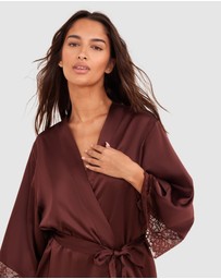Bras N Things - Imogen Short Wrap - Dark Brown