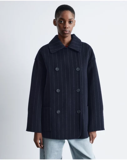 & Other Stories - Cocoon-Shaped Wool Jacket