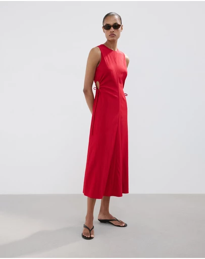 M.N.G - Cut-Out Dress with Bows