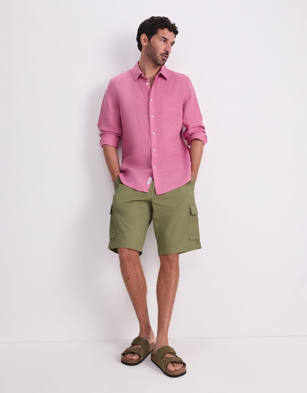 Sportscraft - Linen Long Sleeve Delave Shirt