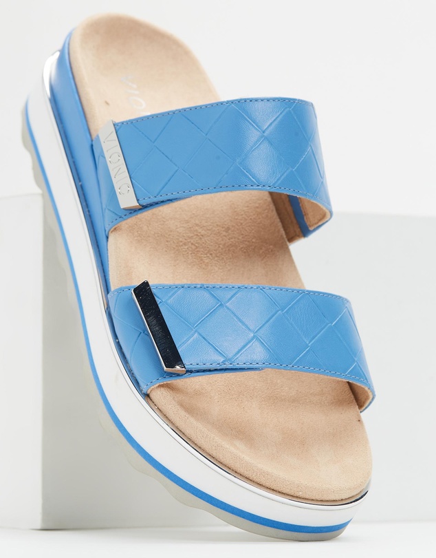 Vionic - Brandie Flatform Slide - Azure