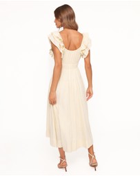 Petal & Pup - Linda Midi Dress - Butter Yellow