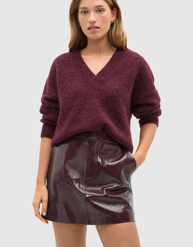 Seed Heritage - Patent Leather Mini Skirt