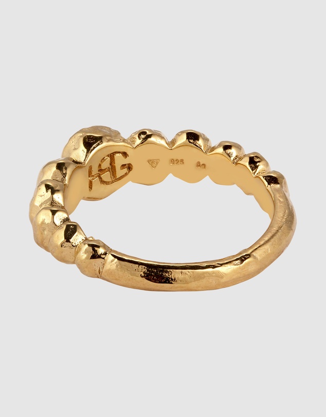 Haze & Glory - ICONIC EXCLUSIVE - Ring Bubble 925 Sterling Silver Gold-Plated