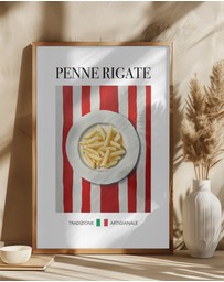 Olive et Oriel - Penne Rigate by Andreas Magnusson Art Print