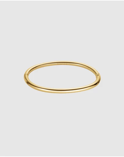 Rosefield - Plain Gold-Tone Bangle