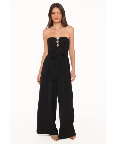 Petal & Pup - Rois Strapless Jumpsuit - Black