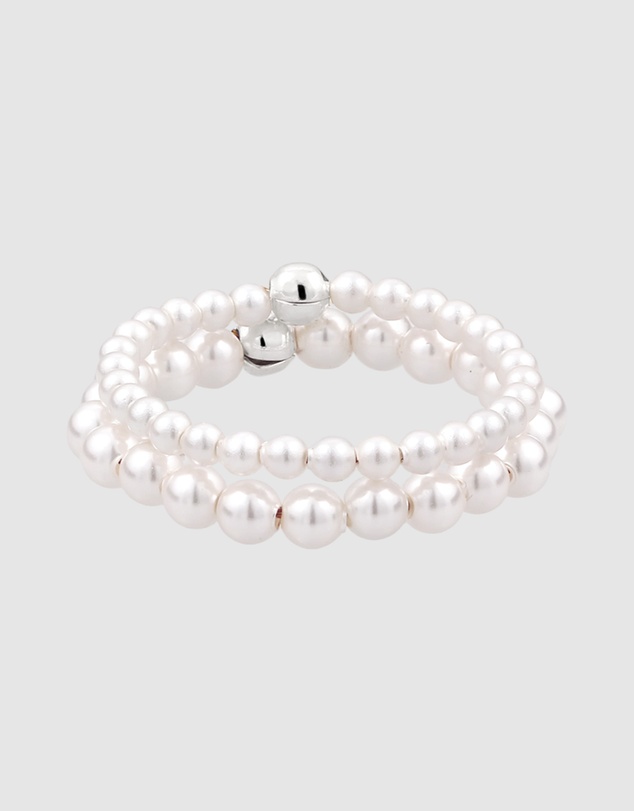 Elli Jewelry - Ring Set Pearl Jewelry Set 925 Sterling Silver