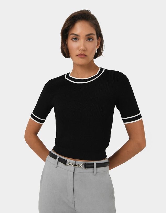 Forcast - Emeri Leather Adjustable Belt