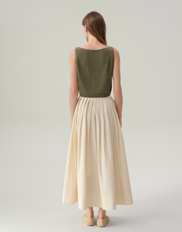 IDA+S - Sunny Cotton Midi Skirt