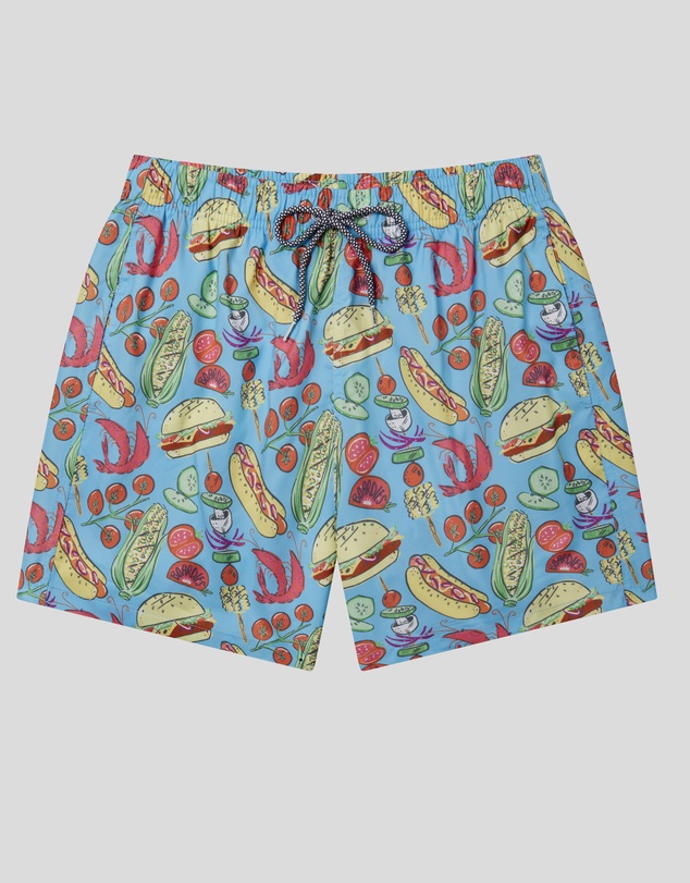 Boardies - Boardies Grill Master Mid Length Swim Shorts