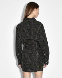 Ksubi - Cutout Shirt Dress Camo