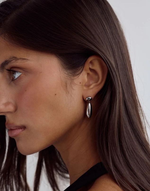 CENDRE - Monte Earrings Silver