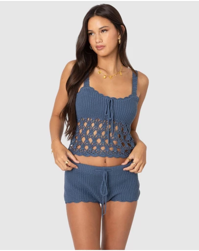 EDIKTED - Danika Crochet Top