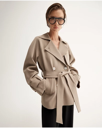 Elka Collective - Selena Cropped Trench Coat
