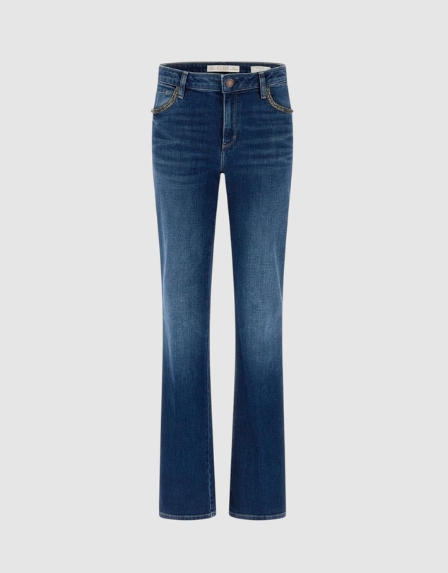 GUESS - Mid-Rise Sexy Straight Jeans