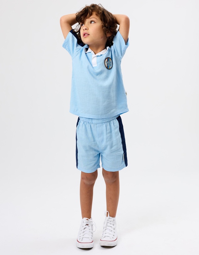 Goldie + Ace - Panel Linen Blend Top - Babies-Kids