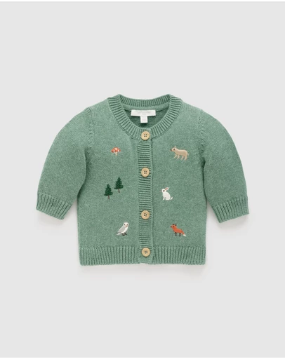 Purebaby - Woodland Cardigan -Kids-Babies