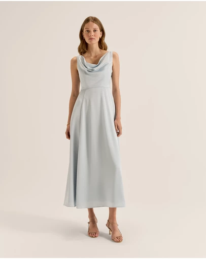 Review - Montague Cowl Neck Dress