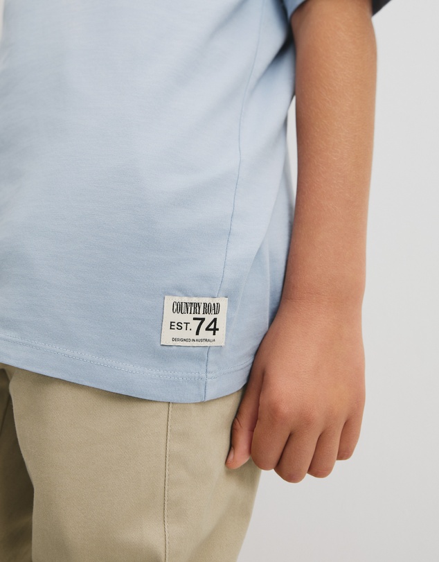 Country Road - Teen Australian Cotton Relaxed Short Sleeve T-shirt